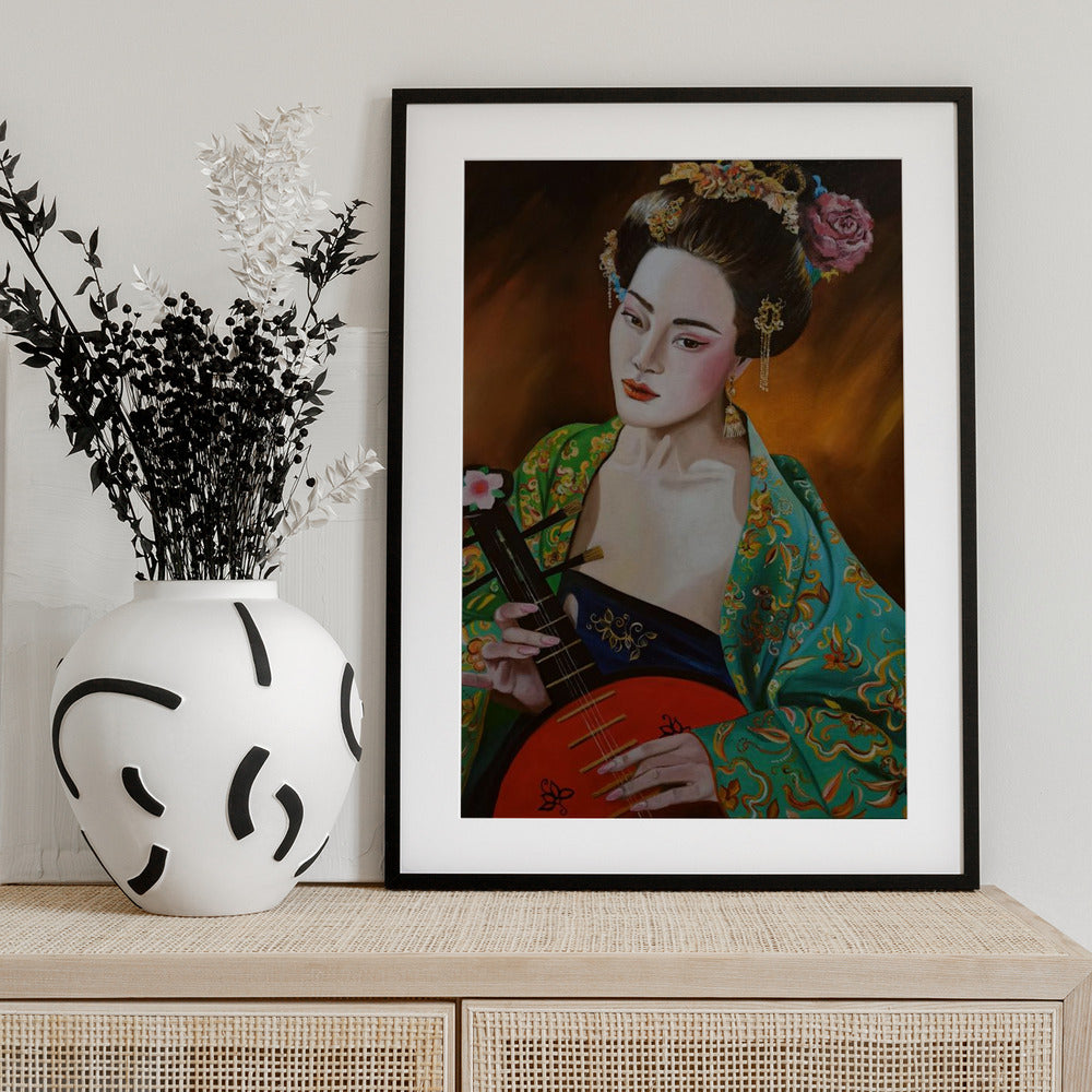 Geisha - Art Print by Anna Rita Angiolelli
