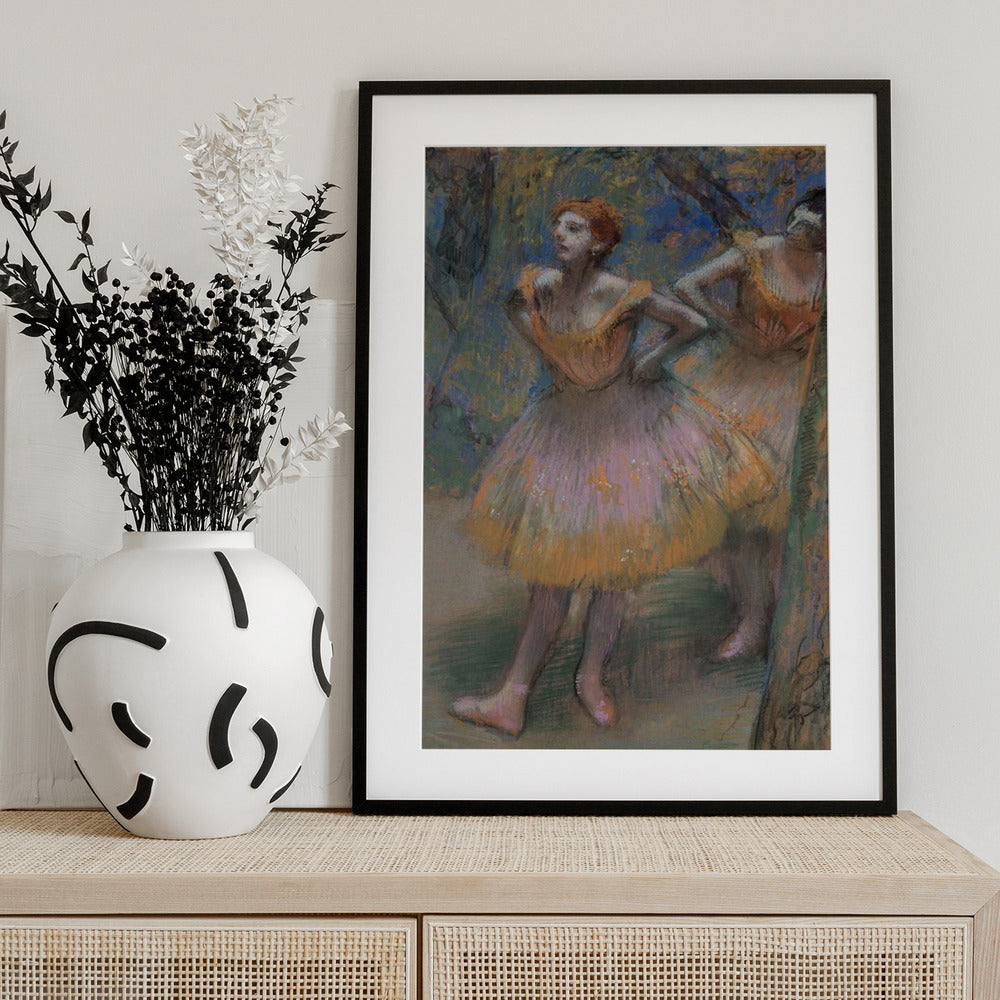 Two Dancers - Art Print by Edgar Degas