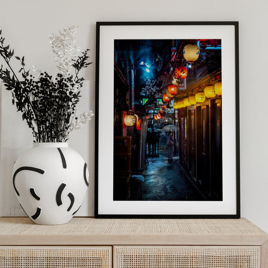 Omoide Yokocho Lady - Art Print by Lorenzo Luca Andriani