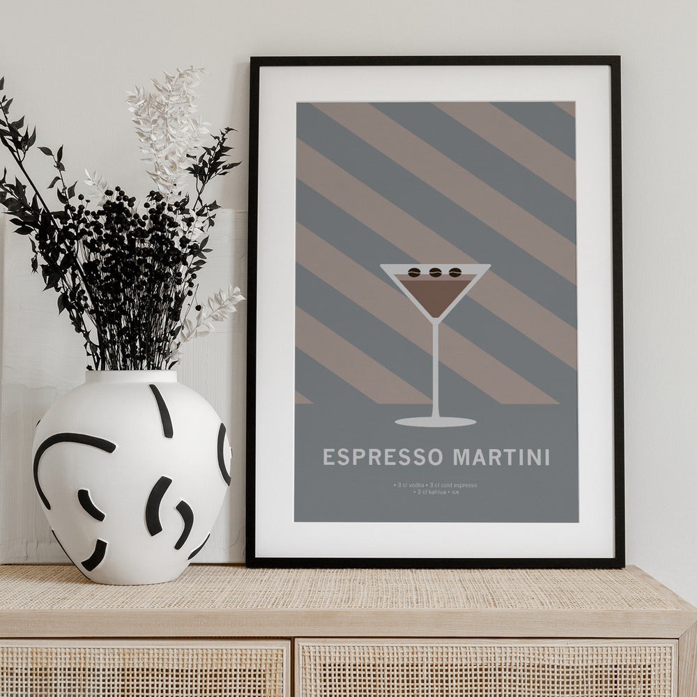 Drink Espresso Martini - Art Print by Paperago