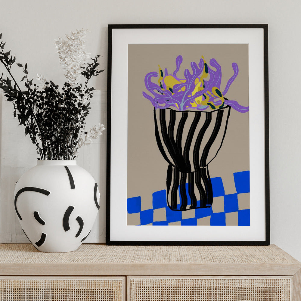 Whimsical Vase - Art Print by THE MIUUS STUDIO