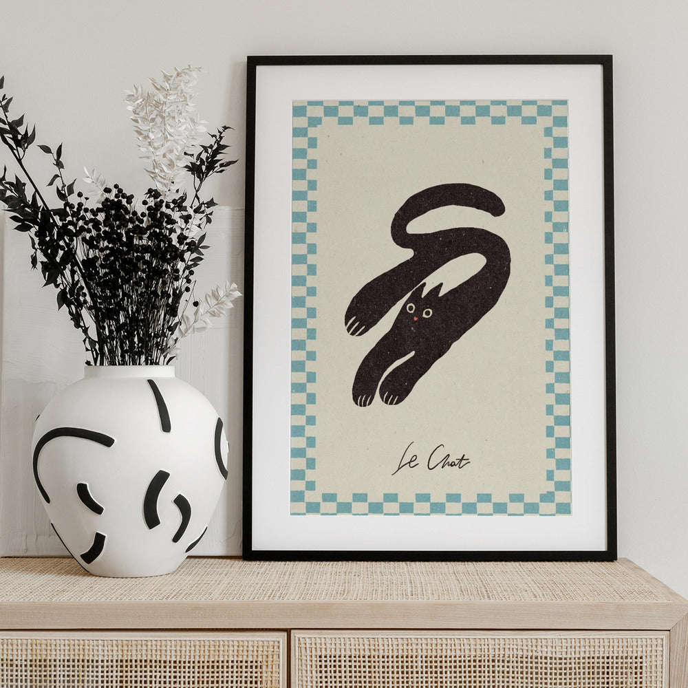 Le Chat - Art Print by NKTN