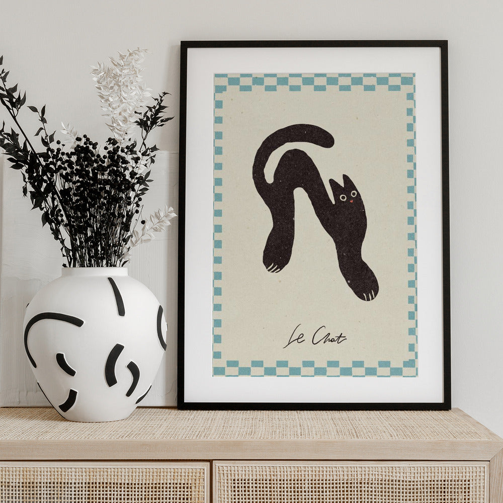 Le Chat - Art Print by NKTN