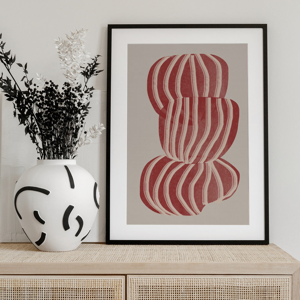 Striped Balance - Art Print by THE MIUUS STUDIO