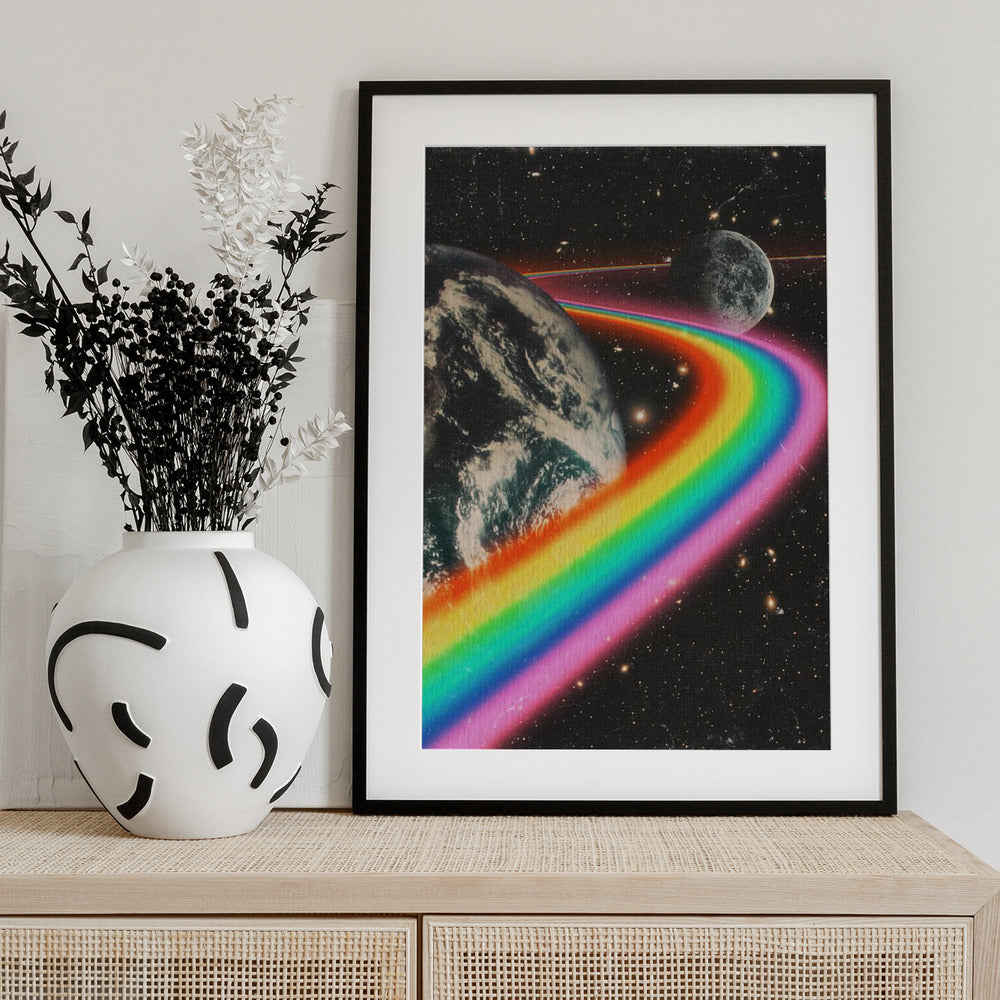 Space Rainbow - Art Print by Nibera