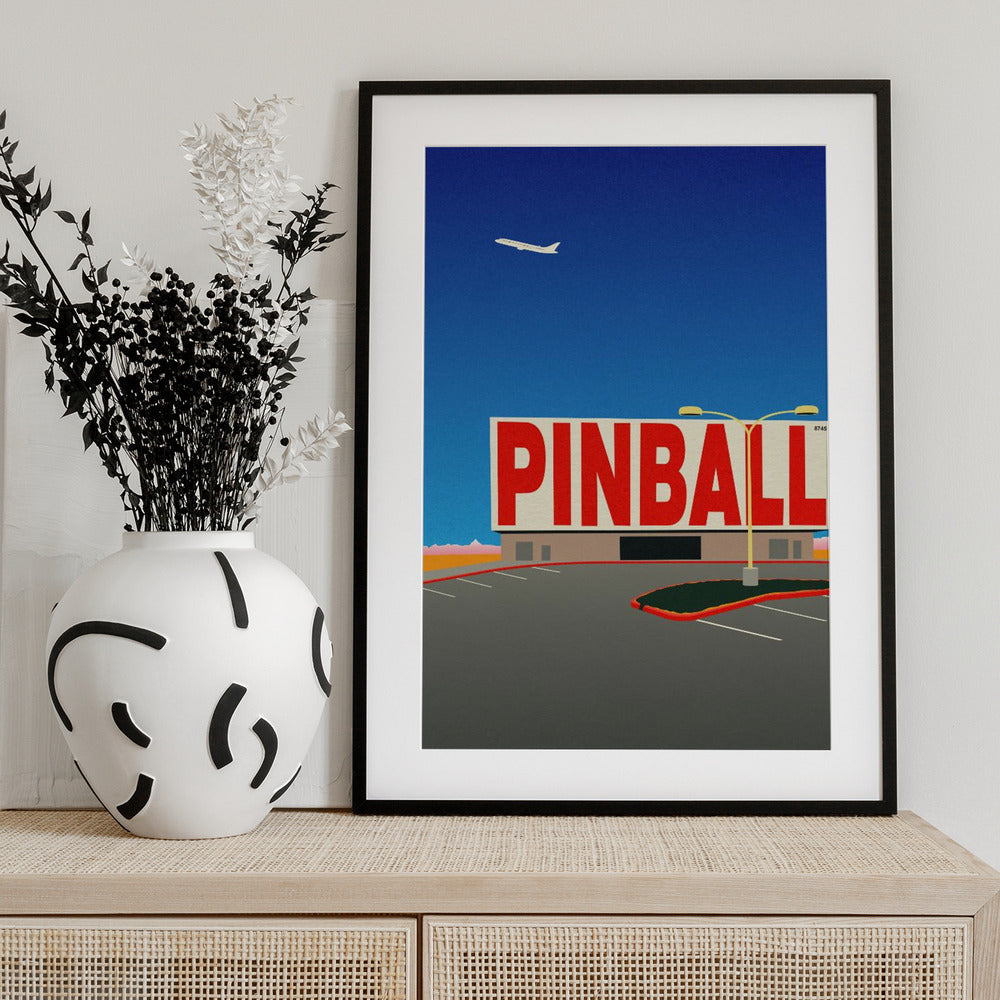 Las Vegas Pinball - Art Print by Rosi Feist