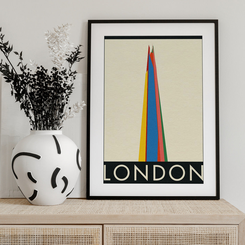 London the Shard - Art Print by Rosi Feist