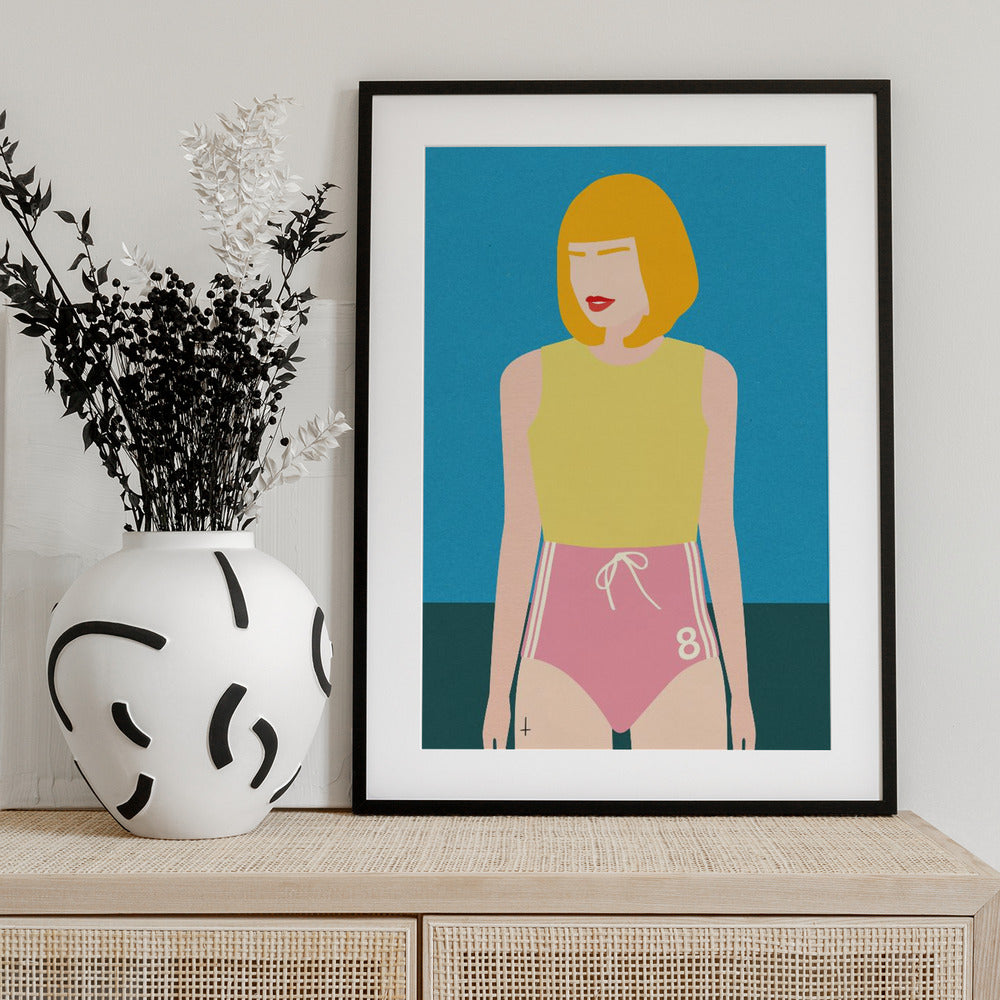 Runner Girl - Art Print by Rosi Feist