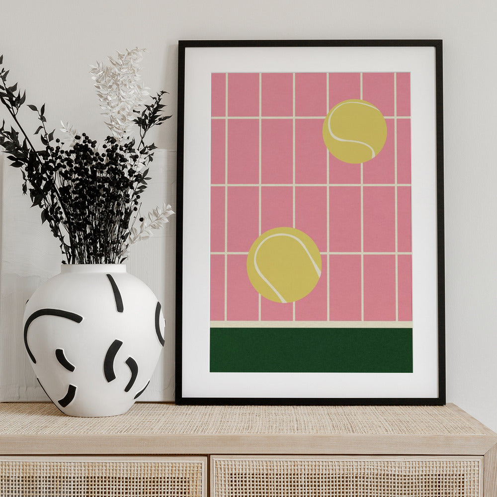 Tennis Kitchen - Art Print by Rosi Feist