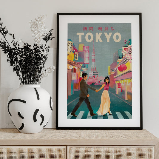 Tokyo Japan Travel Art - Art Print by The Whiskey Ginger