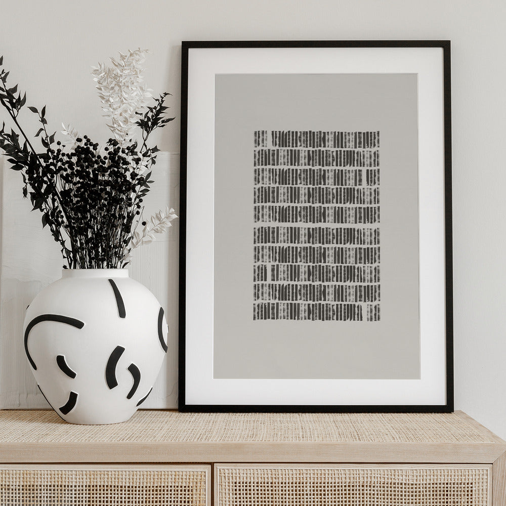 Monochrome Patterns - Art Print by THE MIUUS STUDIO
