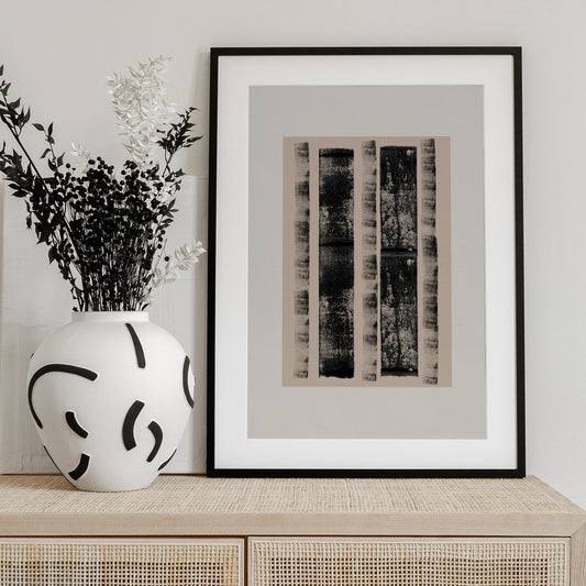 Monochrome Lines - Art Print by THE MIUUS STUDIO