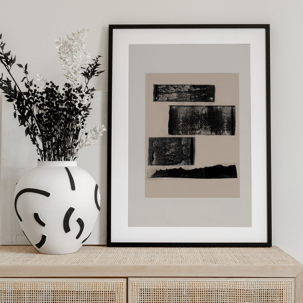 Textured Layers - Art Print by THE MIUUS STUDIO