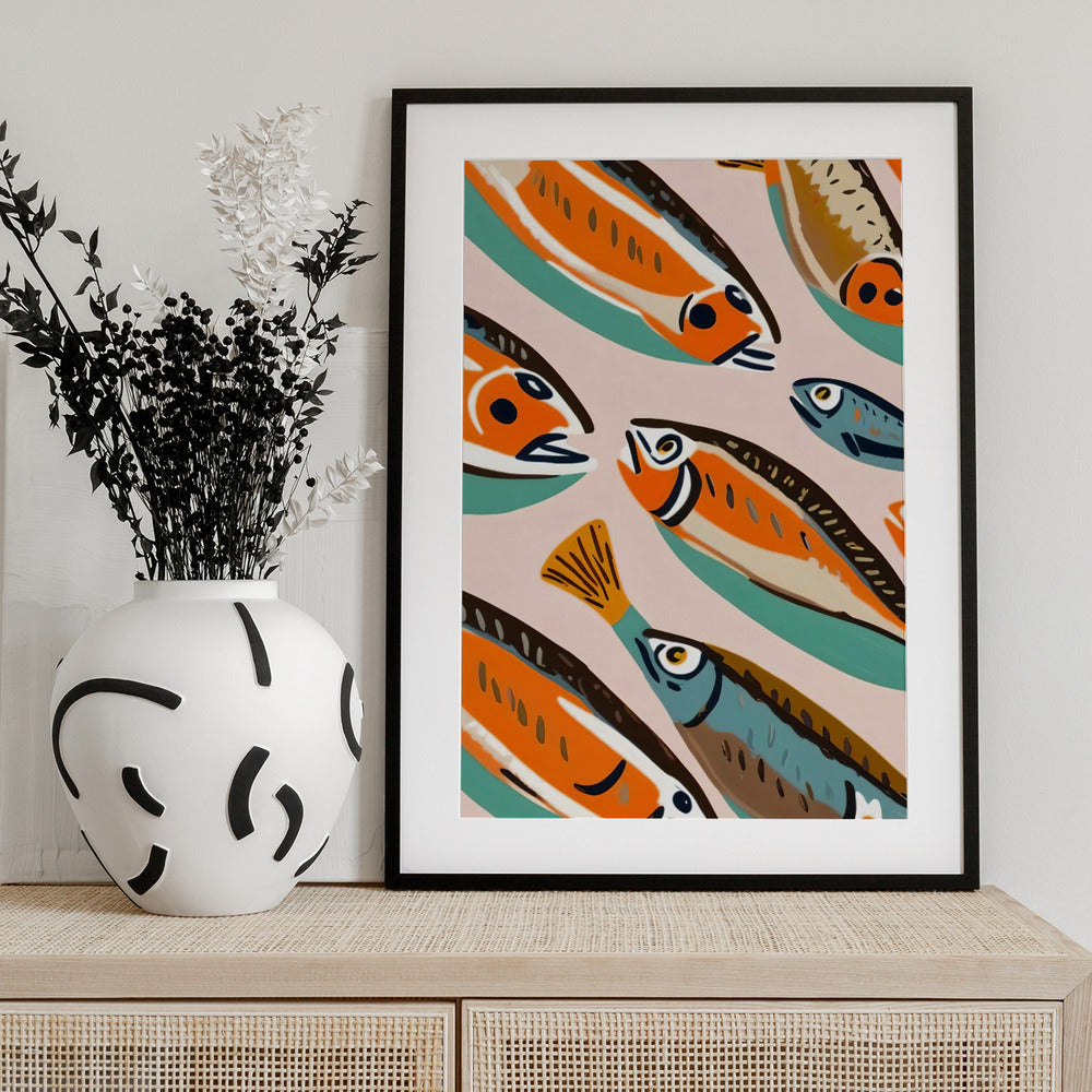 Sardines - Art Print by Uma Gokhale