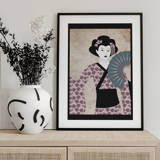 Geisha #1 - Art Print by kathrinmay
