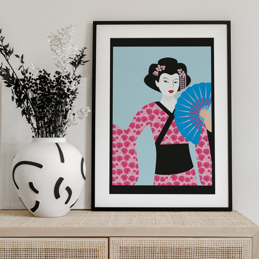 Geisha #2 - Art Print by kathrinmay