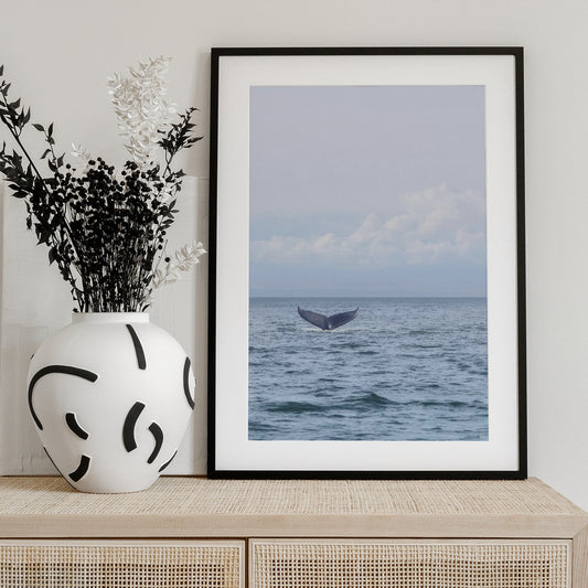 Whale's Farewell - Art Print by Lynann Colligan