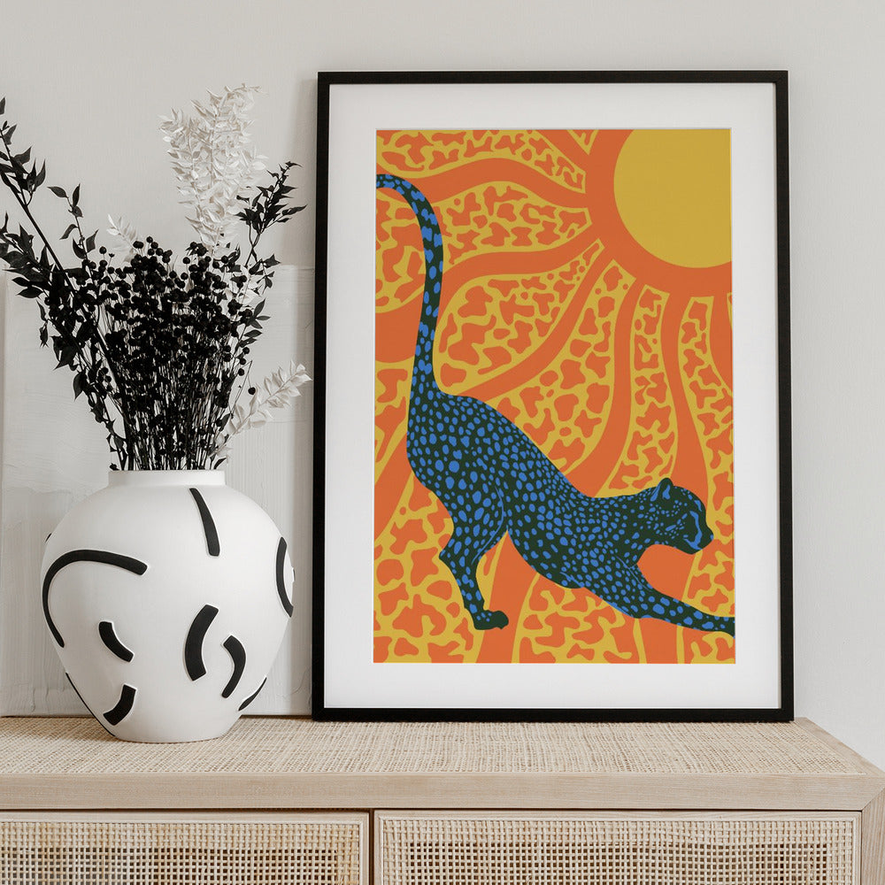 Sunny Stripes - Art Print by Kintsugi99