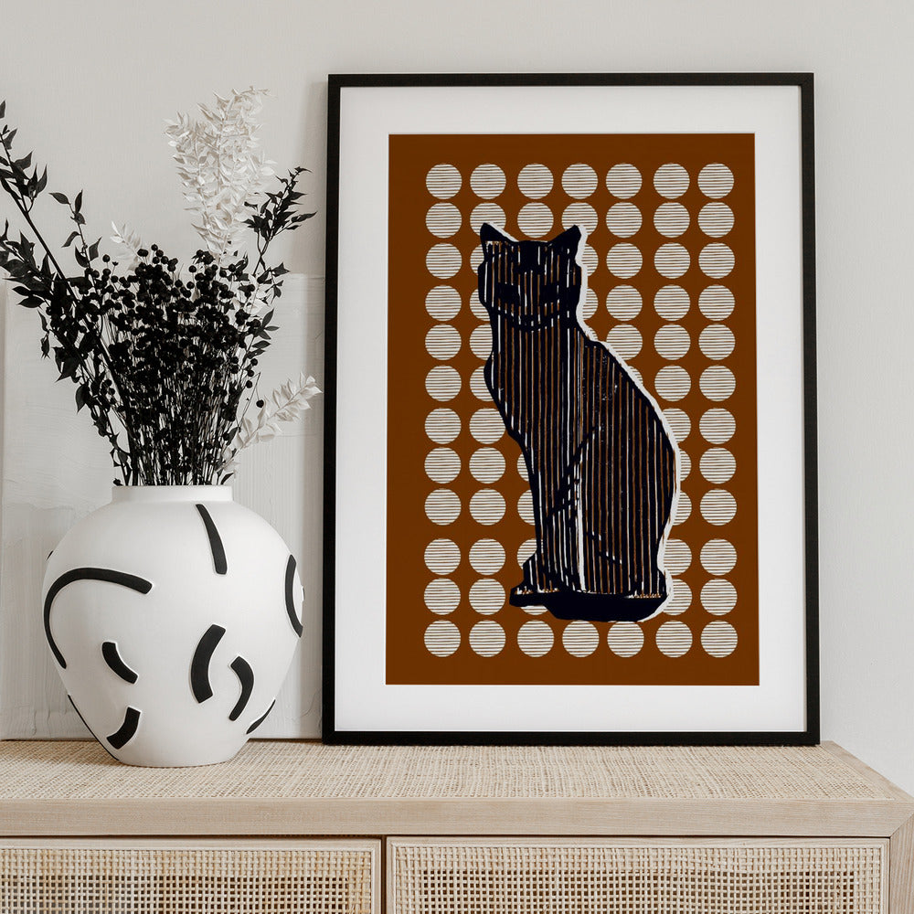 Afterlife Cat 3 - Art Print by casa cartissi