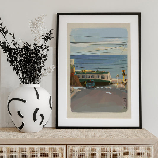 Enoshima - Art Print by Sarah Oliveira