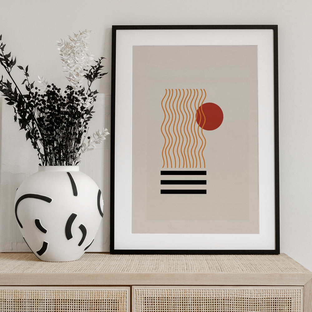 Solar Waveforms - Art Print by THE MIUUS STUDIO