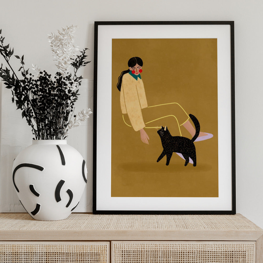 Cat Mum - Art Print by Bea Müller