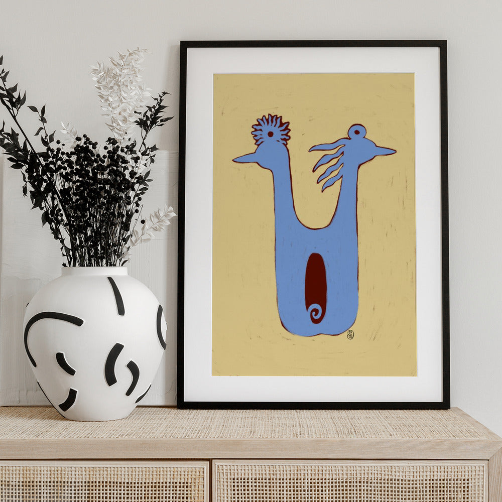 Birds Couple - Art Print by Sandra Poliakov