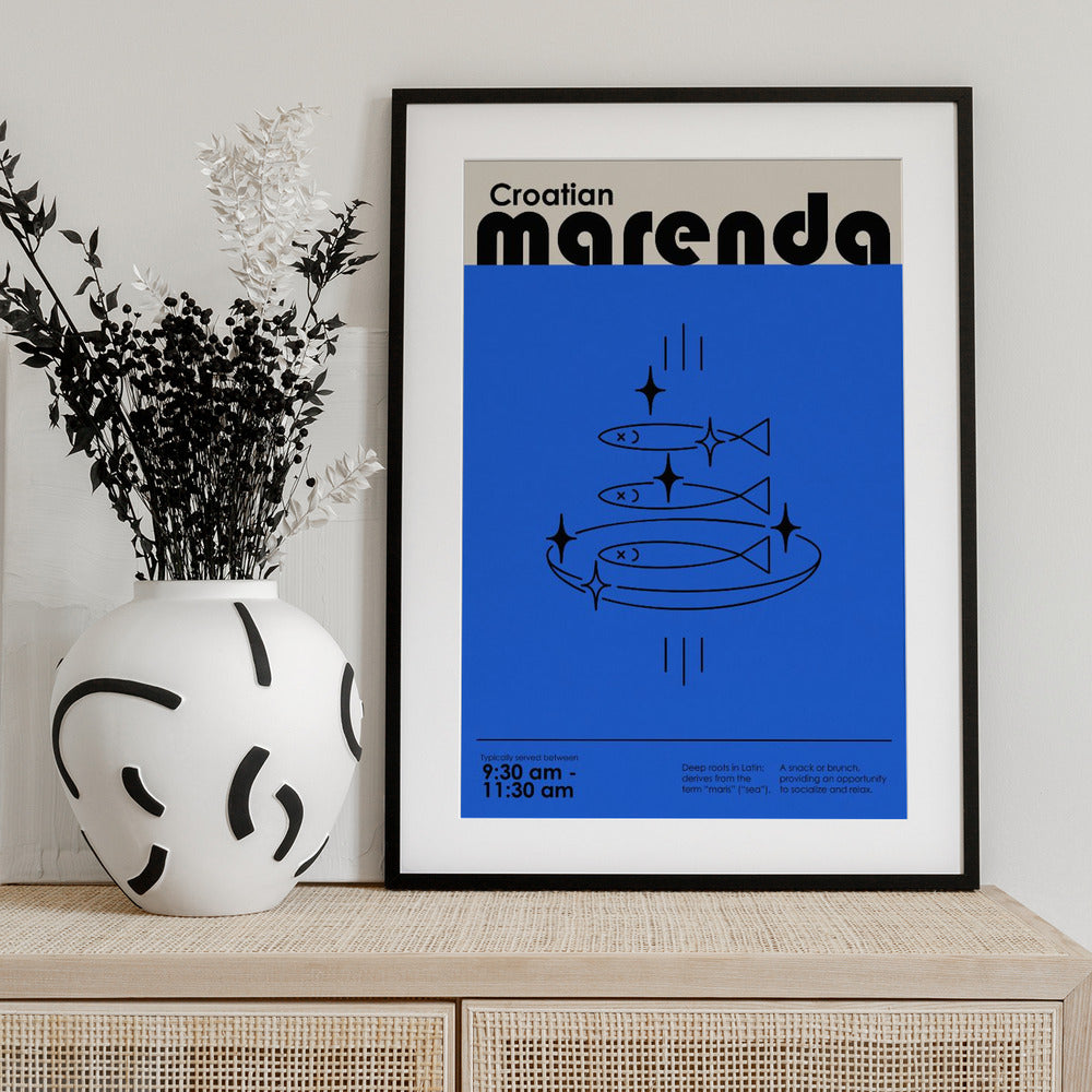 Croatian Marenda - Art Print by Paulina Budka
