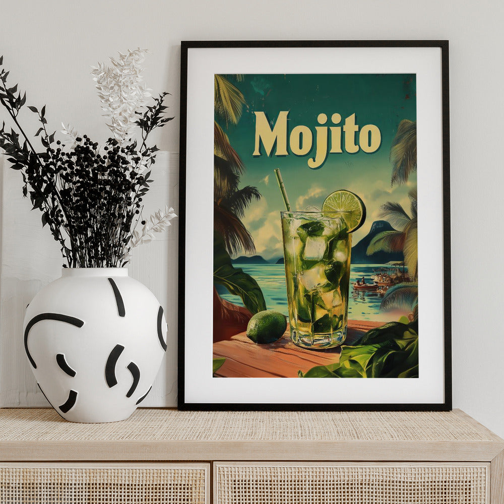 Mojito Vintage - Art Print by Andreas Magnusson