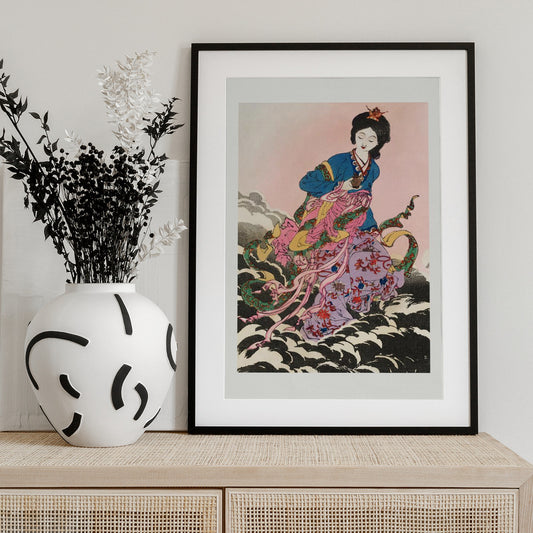 Japanese Woman (1839 1892) - Art Print by Taiso Yoshitoshi