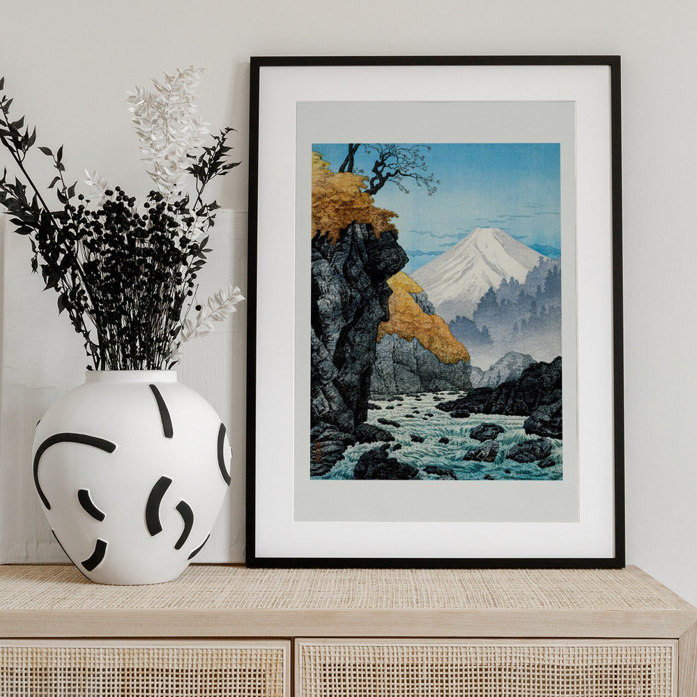 At a Hot Springs Inn (1952) - Art Print by Goyo Hashiguchi