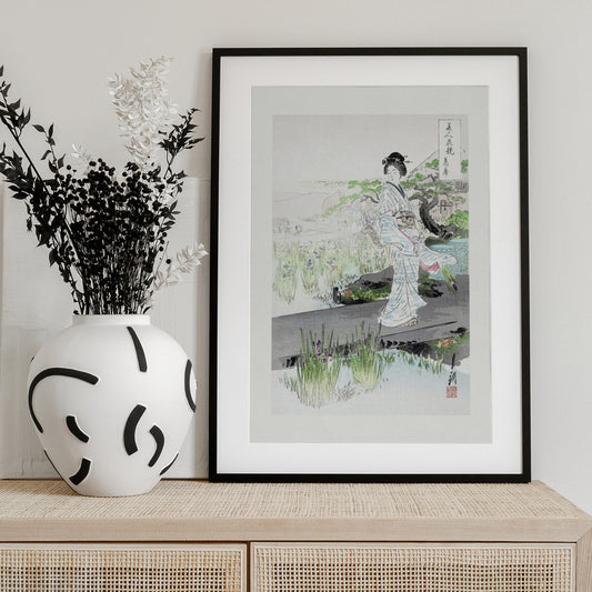 Iris Garden (1887–1896) - Art Print by Ogata Gekko