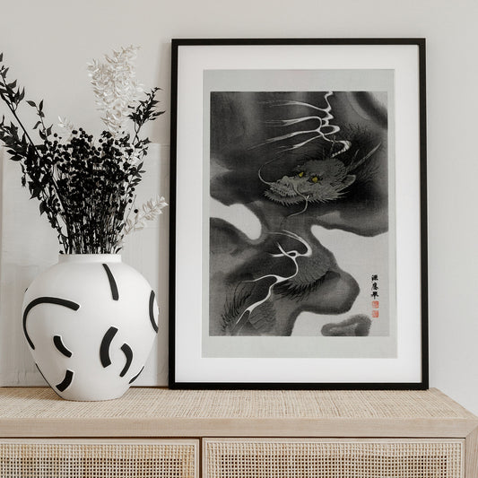 Dragon Envelope (1809 1892) - Art Print by Morizumi Tsurana