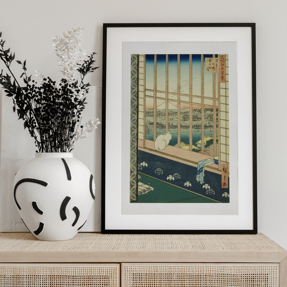 Asakusa Rice Fields - Art Print by Utagawa Hiroshige