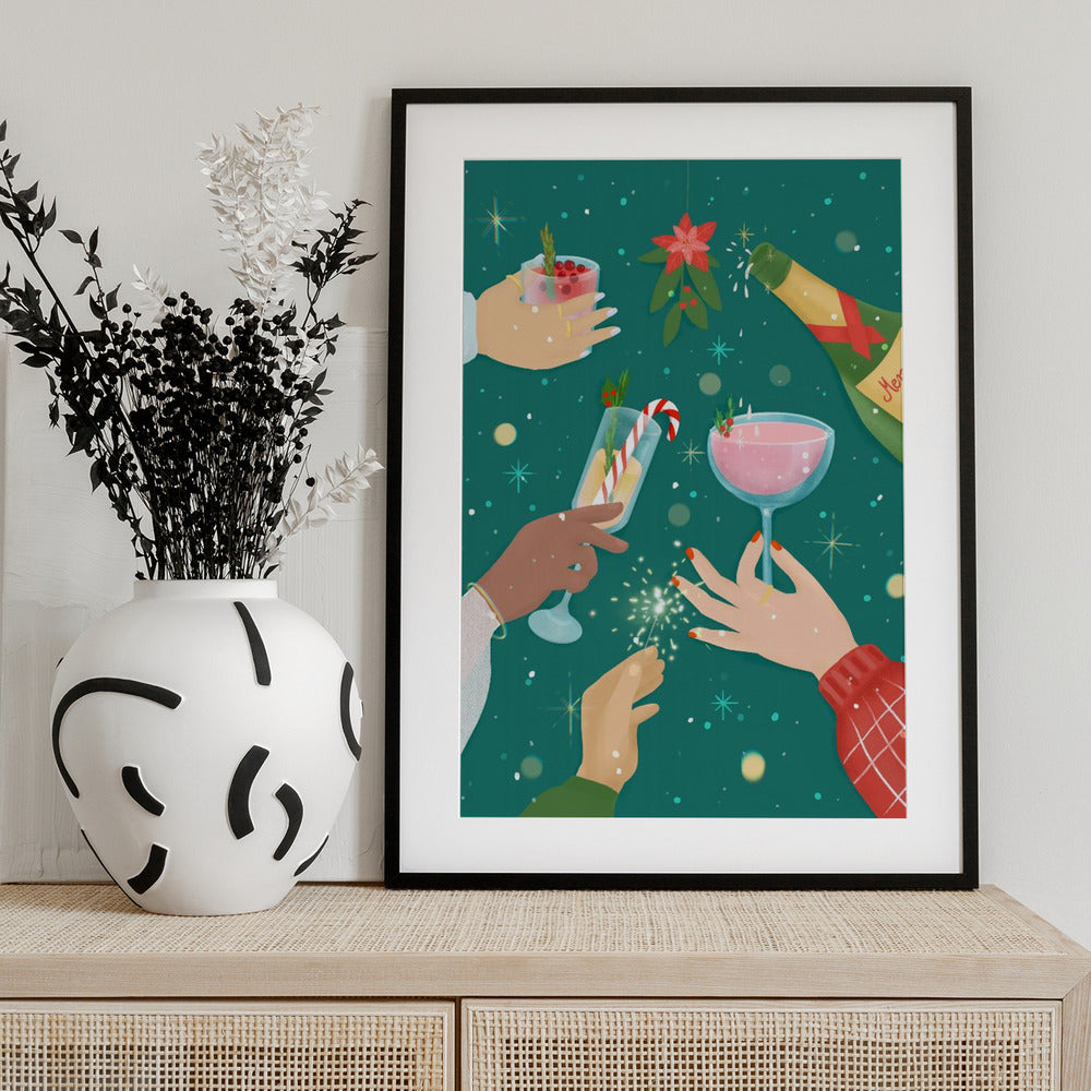 Cheers - Art Print by Petra Lizde