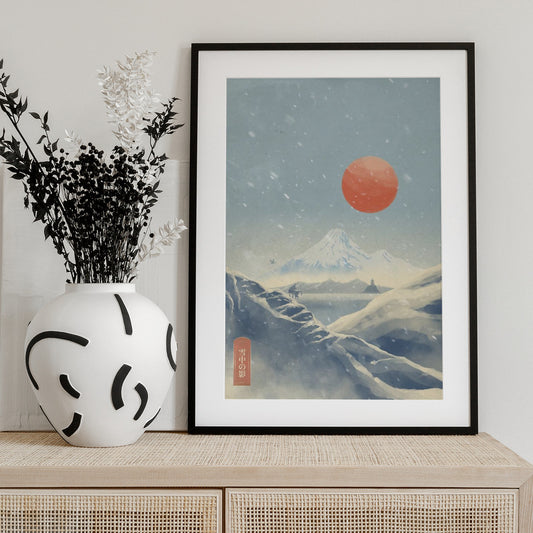 Shadows In the Snow - Art Print by Fadil Roze