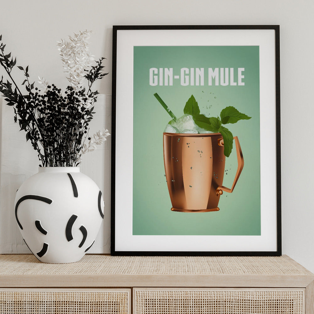 Gin Gin Mule Copper - Art Print by Andreas Magnusson