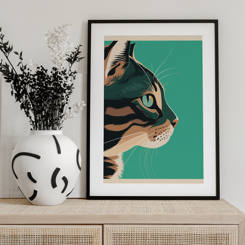Cats Eye - Art Print by WallChart Art Studio