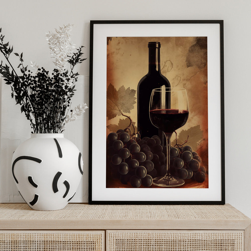 Red Red Wine No 2 - Art Print by Andreas Magnusson