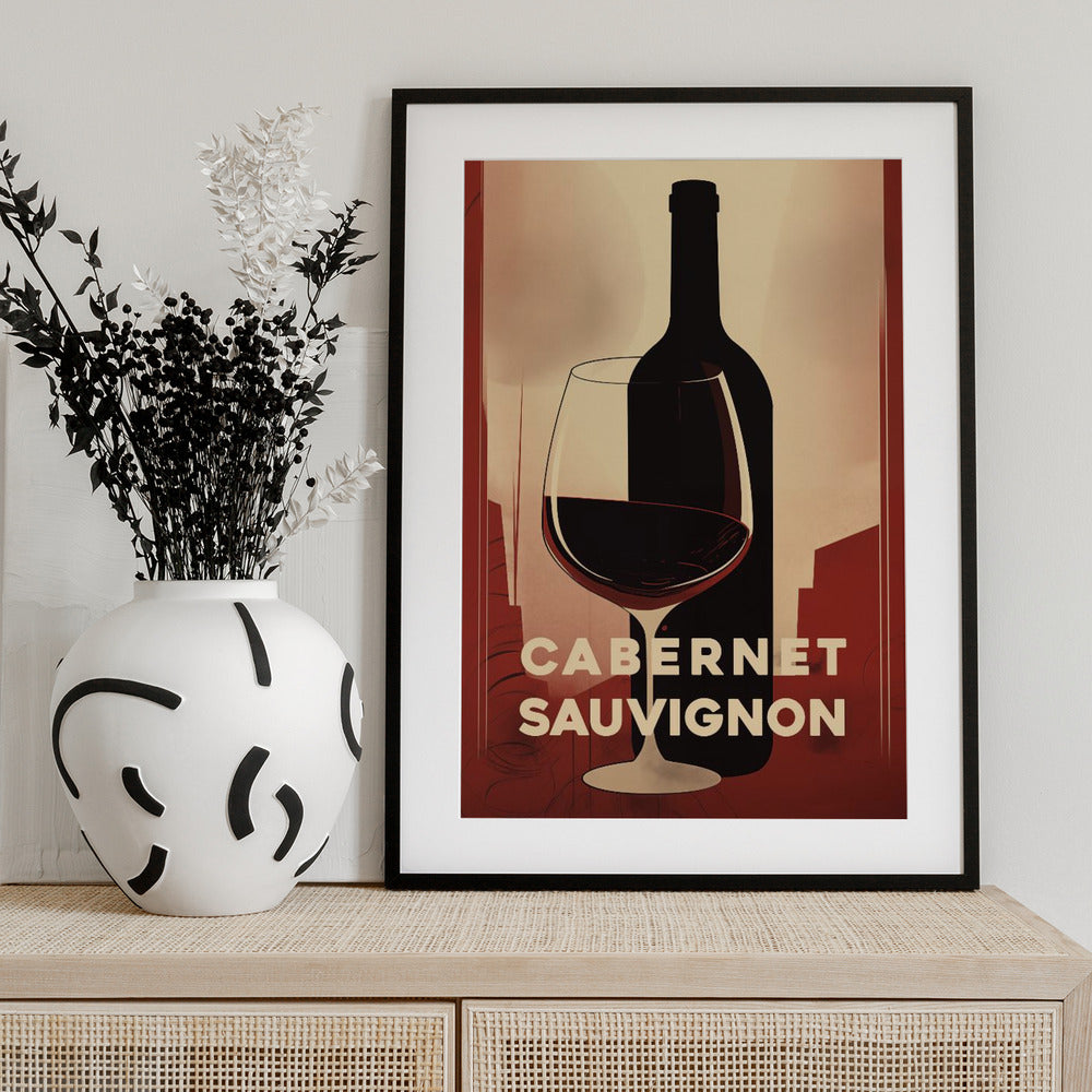 Red Red Wine No 3 - Art Print by Andreas Magnusson
