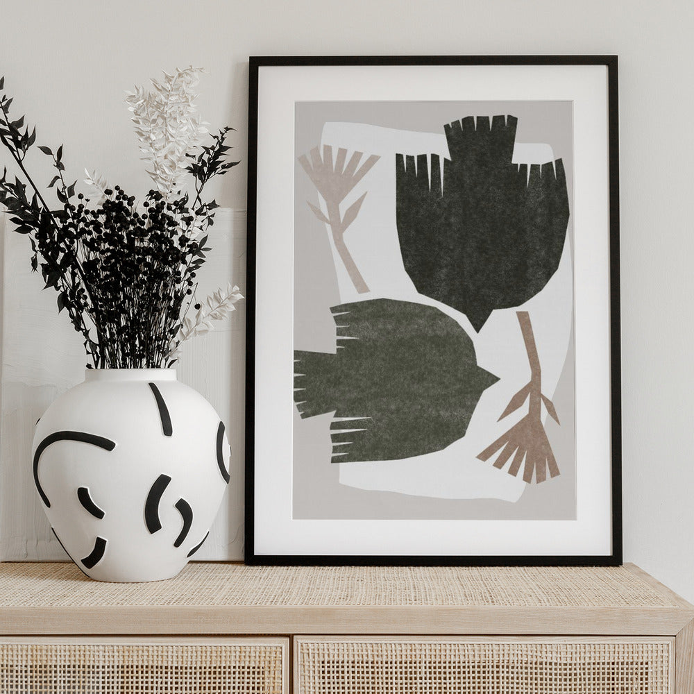 Abstract Birds Flight - Art Print by Treechild