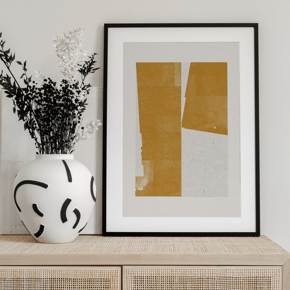 Golden Divide - Art Print by THE MIUUS STUDIO