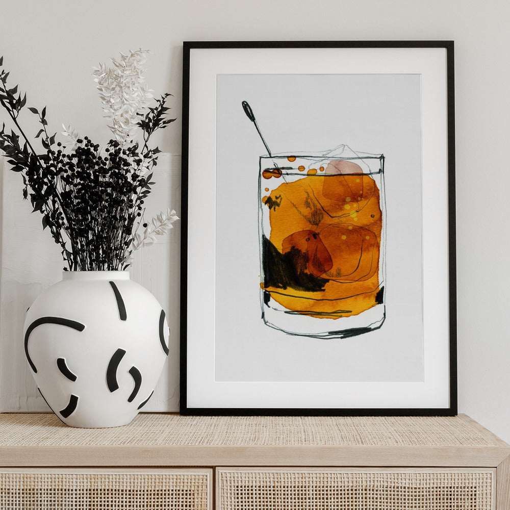 Whisky - Art Print by Ekaterina Koroleva