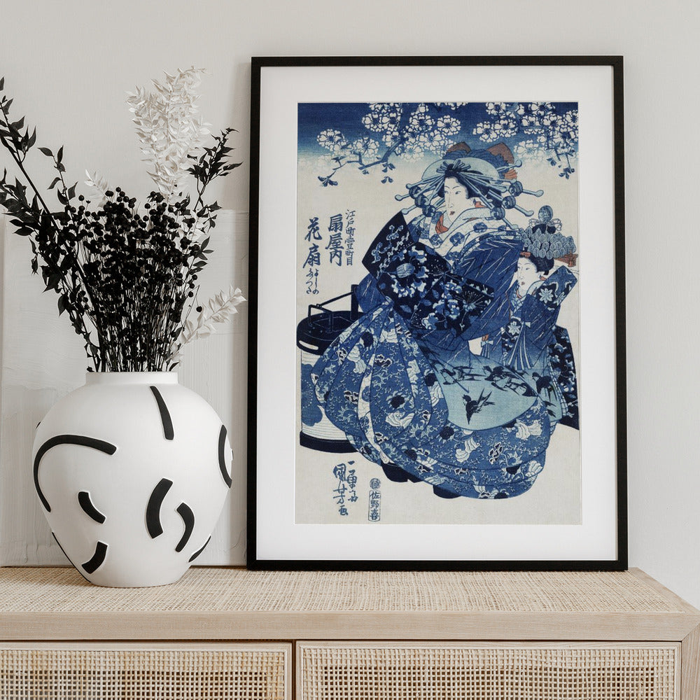 Japanese Woman (1798 1861) - Art Print by Utagawa Kuniyoshi