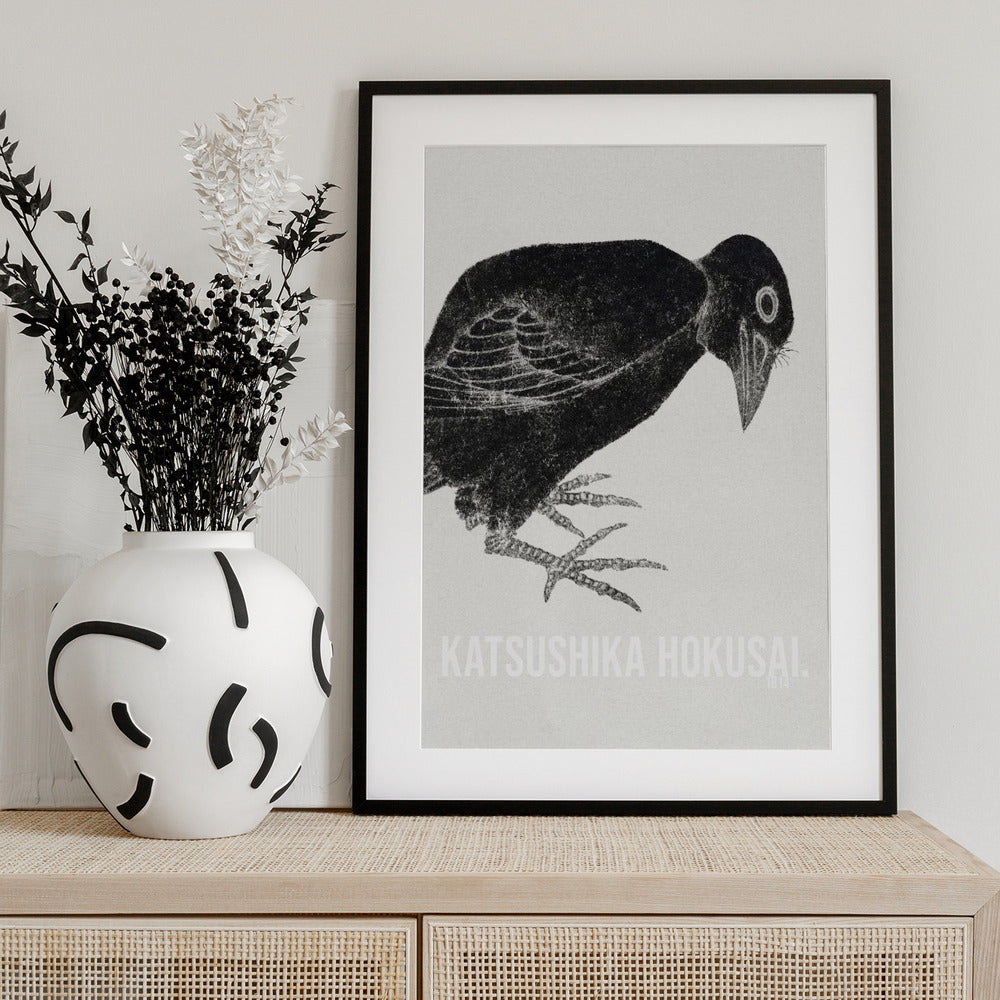 Katsushika Hokusai's Bird 1814 - Art Print by KATSUSHIKA HOKUSAI