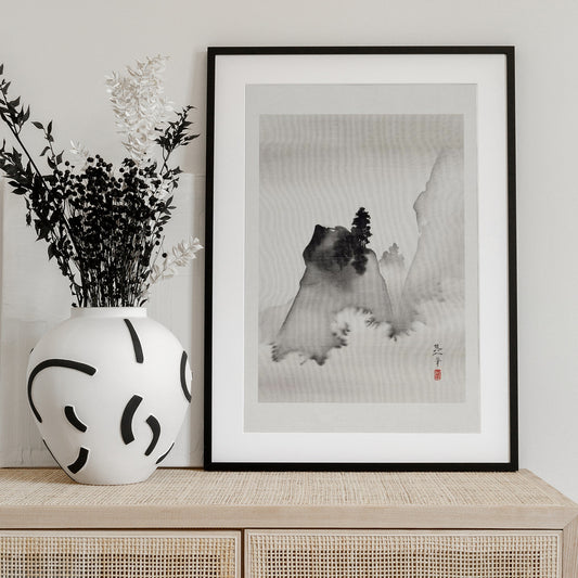Mountains - Art Print by Suzuki Kiitsu
