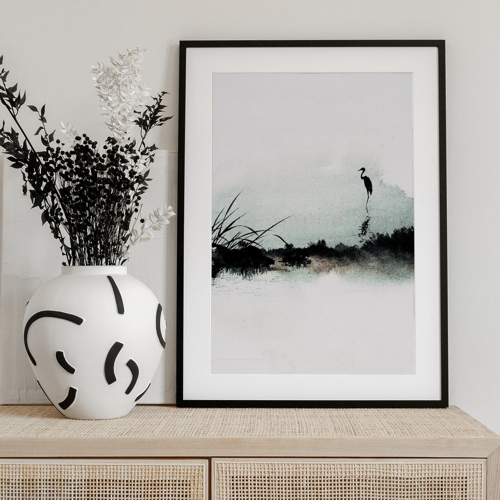 Serene Water's Edge - Art Print by Treechild