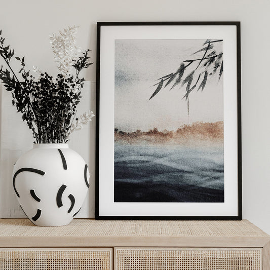 Tranquil Horizon - Art Print by Treechild
