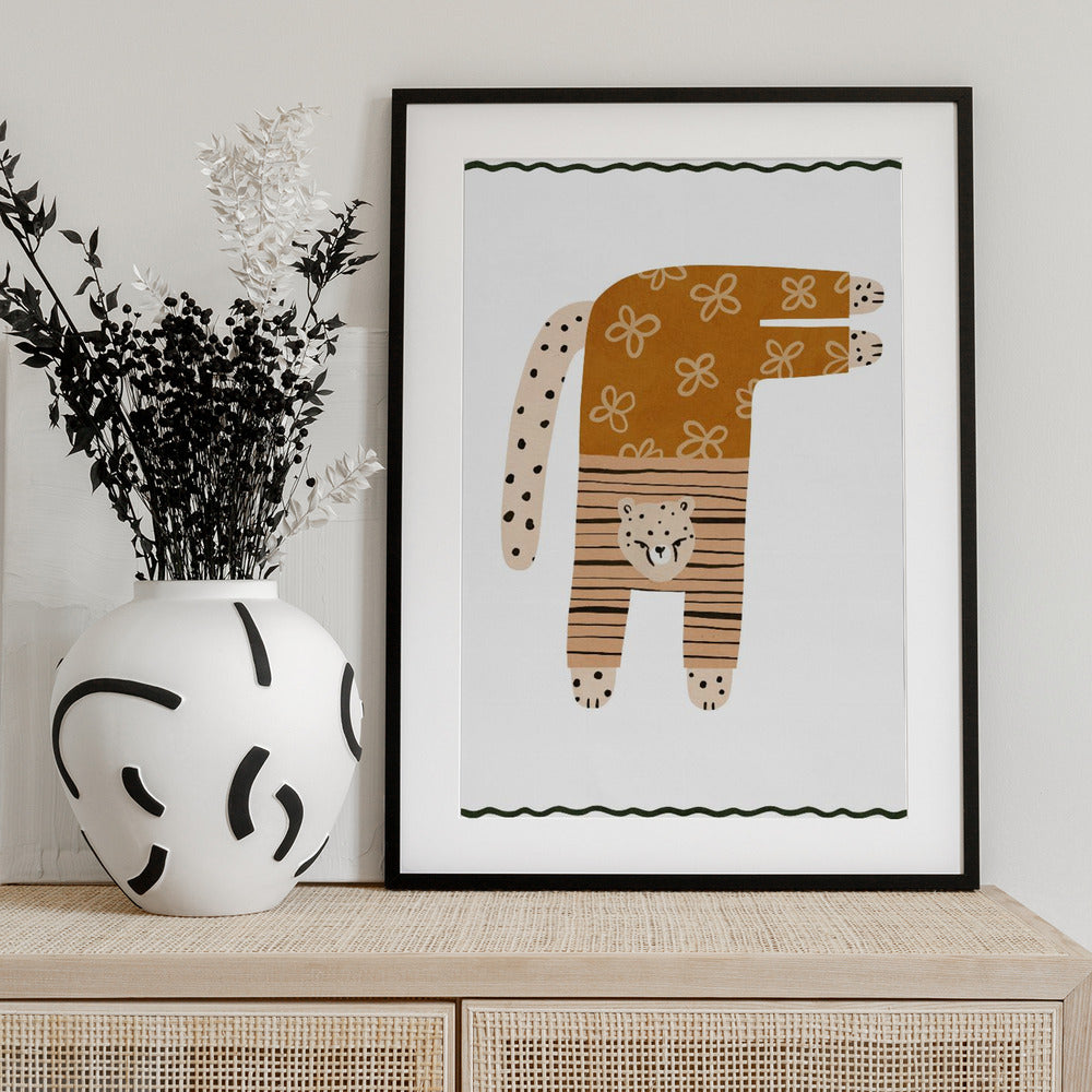 Whimsical Cheetah - Art Print by Treechild
