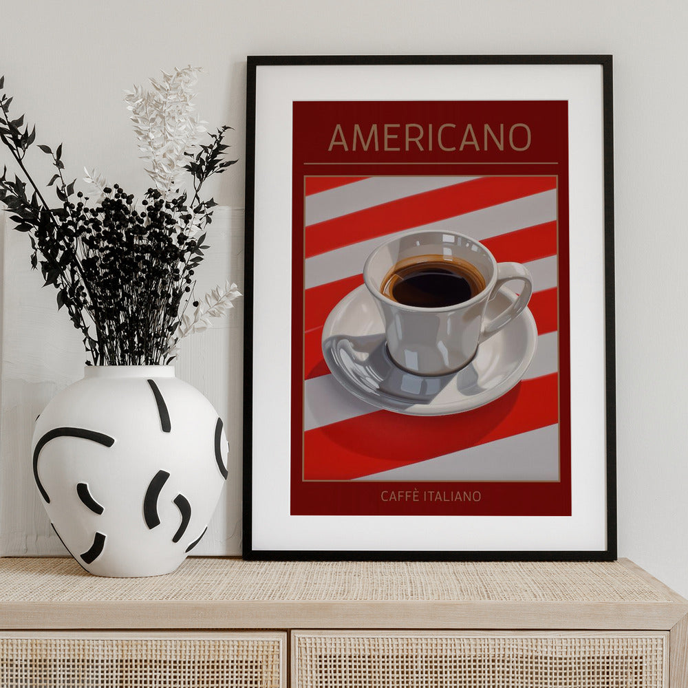 Americano Coffee - Art Print by Andreas Magnusson
